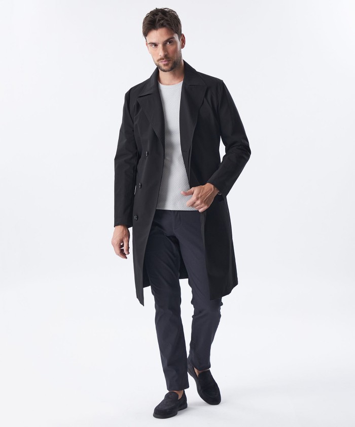 ポリエステルアシンメトリーコート(507848904)｜HANKYU MEN'S / 阪急メンズ