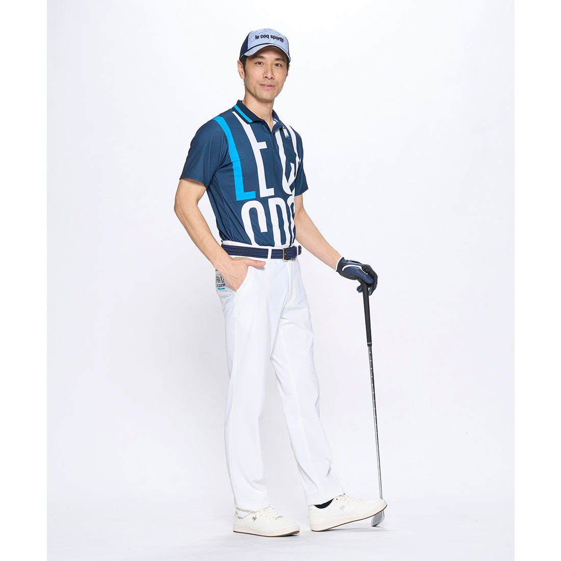 ルコックスポルティフ ゴルフ le coq sportif golf シアサッカ
