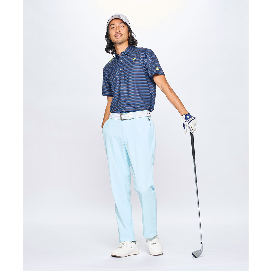 ルコックスポルティフ ゴルフ le coq sportif golf シアサッカ