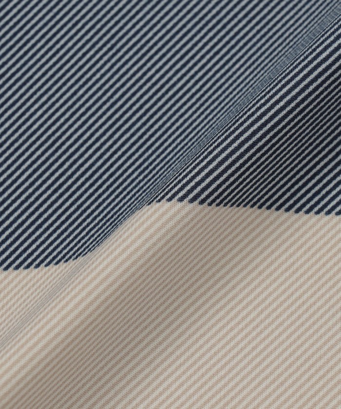 WEB・一部店舗限定】フェイクレイヤードチェックカットソー