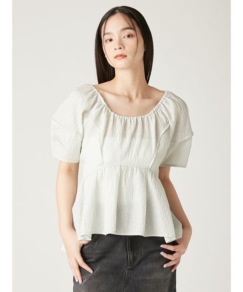 2way ペプラムパフチュニック 2wayペプラムパフチュニック(507937741)｜阪急百貨店公式通販