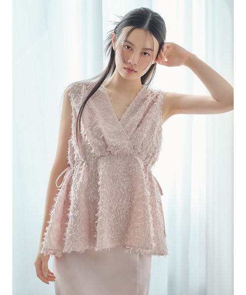 FRAY I.D [LIMITED]ペプラムフリンジトップス LIMITED]ペプラムフリンジトップス(ブラウス)｜トップス｜FRAY