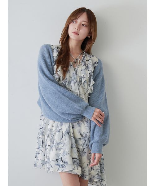 Sustainableプリントフリルミニワンピース(507840462)｜阪急百貨店公式