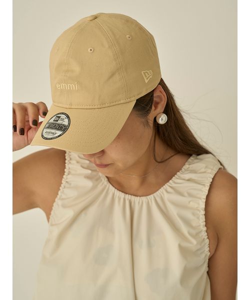 10th【emmi|NEW ERA】9TWENTY ロゴキャンバスキャップ 10th】【emmi|NEW ERA】9TWENTY emmiロゴキャンバスキ(507897486