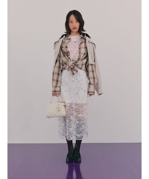 WEB限定カラー】【LILY BROWN × ANNA SUI】バタフライスカ