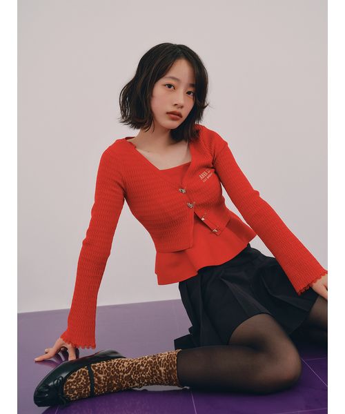 ★新品【LILY BROWN × ANNA SUI】ペプラムトップス WEB限定カラー】【LILY BROWN × ANNA SUI】ペプラムトップス