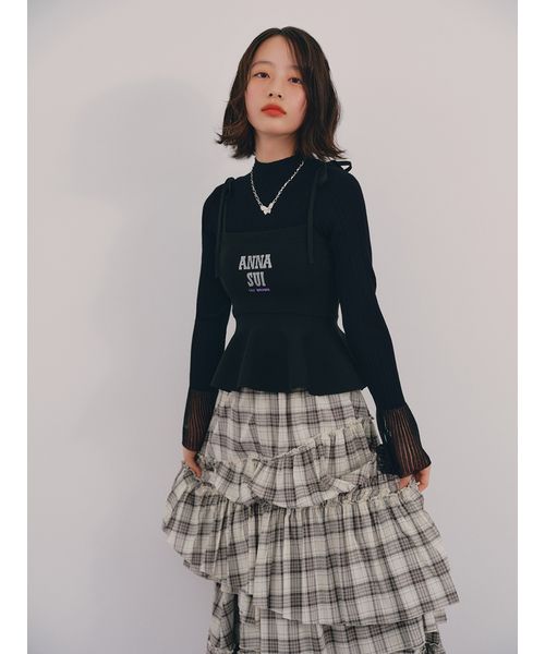 WEB限定カラー】【LILY BROWN × ANNA SUI】ペプラムトップ