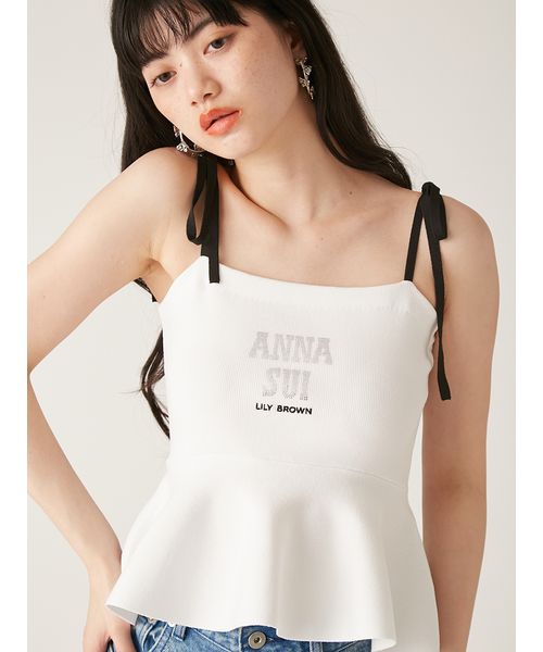 WEB限定カラー】【LILY BROWN × ANNA SUI】ペプラムトップ