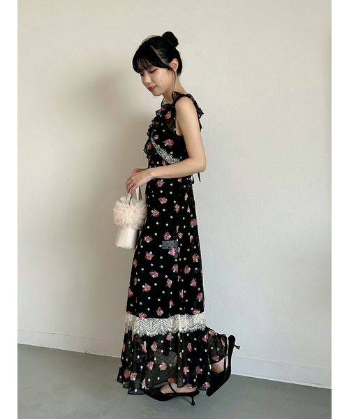 【LILY BROWN × ANNA SUI】バリエ柄ワンピース LILY BROWN × ANNA SUI】バリエ柄ワンピース(マキシ・ロング