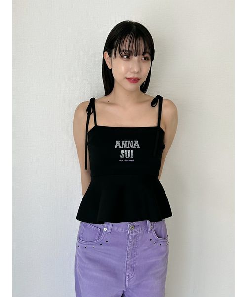 【LILY BROWN × ANNA SUI】ペプラムトップス WEB限定カラー】【LILY BROWN × ANNA SUI】ペプラムトップス