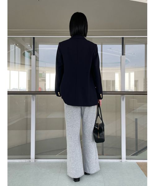 ルーズフィットタックワイドスウェットパンツ(507839471)｜阪急