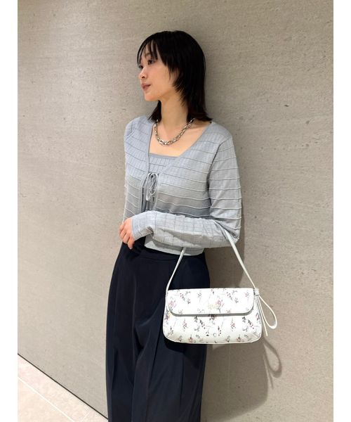 フレイアイディー　シルクブレンドアンサンブルニット シルクブレンドアンサンブルニット(ニット)｜トップス｜FRAY I.D