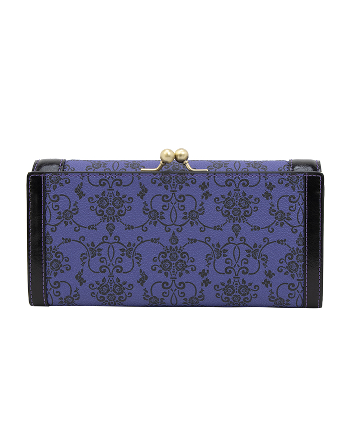 国内配送★ANNA SUI★リーブル 口金長財布 ダマスクローズ柄 国内配送☆ANNA SUI☆リーブル 口金長財布 ダマスクローズ柄