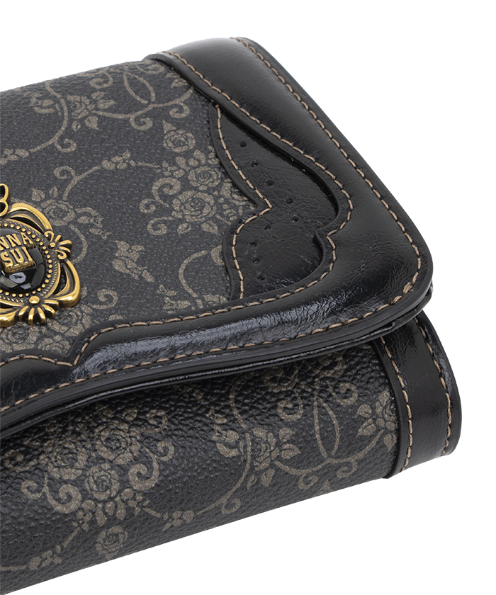【ANNA SUI】リーブル 内Lファスナー二つ折り財布 ANNA SUI 財布 リーブル 内Lファスナー二つ折り財布 レディース