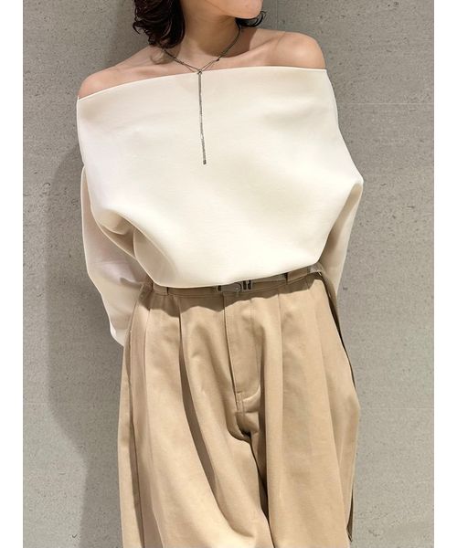 rinko様専用【新品】ボンディングオフショルスウェット