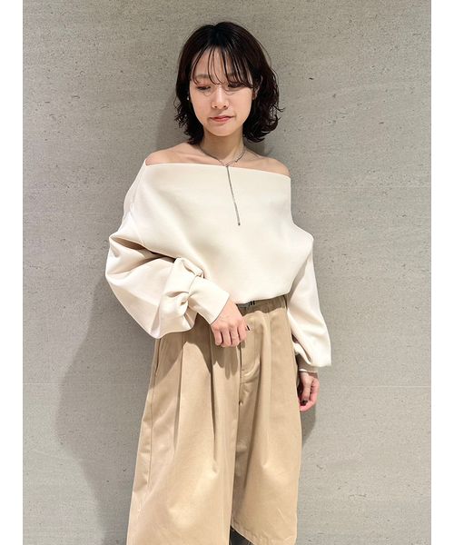 ボンディングオフショルスウェット ボンディングオフショルスウェット(507864460)｜阪急百貨店公式