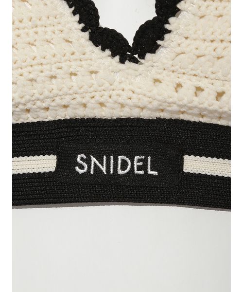 SNIDEL リュックセットクロシェビキニ WHT 白 水着 楽天市場】スナイデル SNIDEL リュックセットクロシェビキニ