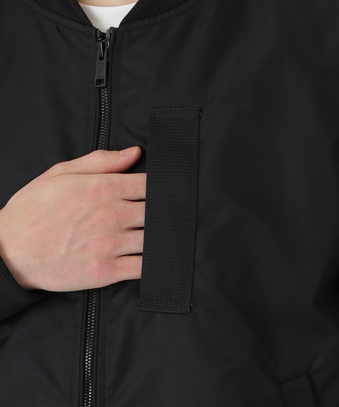 【美品】ブラックレーベルクレストブリッジ ブルゾン ジャケット MA-1 M 163 新品 ブラックレーベル クレストブリッジ レザージャケット