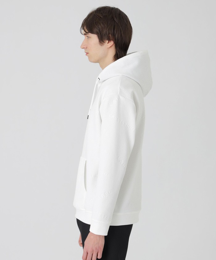 BLACK lab.】エンボスロゴハニカムフーディー(507893295)｜HANKYU