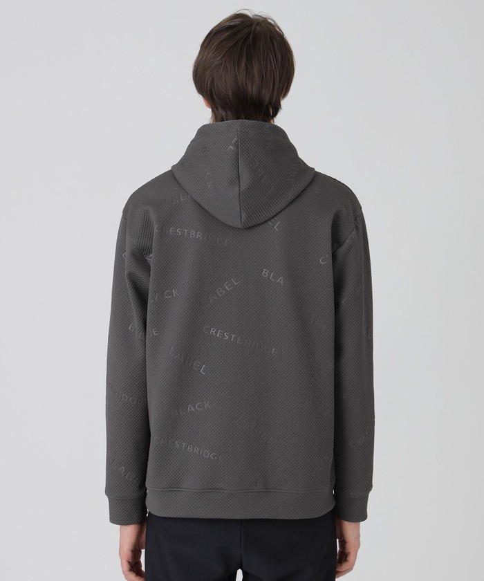 BLACK lab.】エンボスロゴハニカムフーディー(507893295