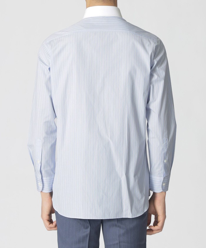 クレリック ストライプ柄ドレスシャツ(507892689)｜HANKYU MEN'S