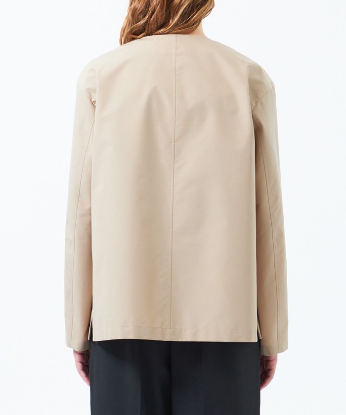 レインウェザークロスノーカラーミドルジャケット(507604814)｜阪急