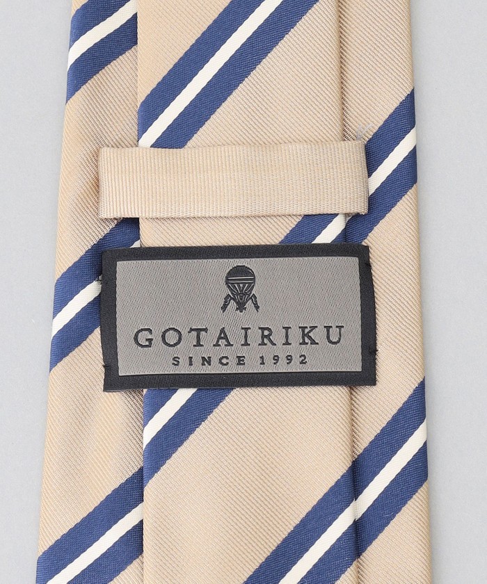 GOTAIRIKU別注【日本製】シルク ネクタイ_ストライプ(508021951