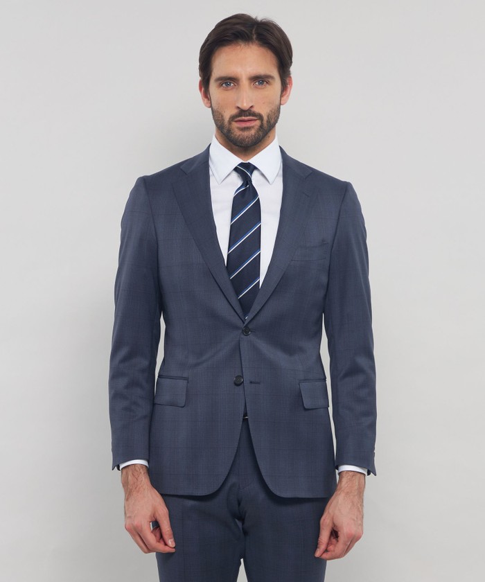 NEW BRIDGE】【LoroPiana Fabric】グレンチェックスーツ(507797663