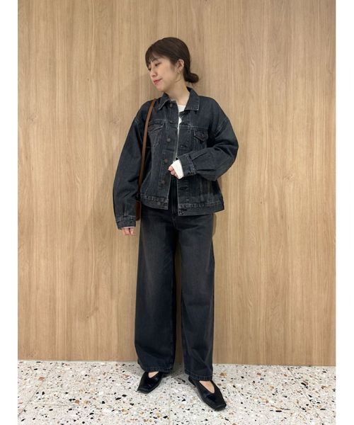 WEB限定00サイズ】ルーズフィットバギーデニムパンツ(506771064 WEB限定00サイズ】ルーズフィットバギーデニムパンツ(506771064
