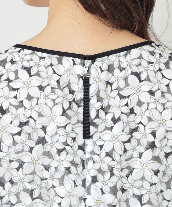 ジャスミンプリントリボン チュニック(508021089)｜阪急百貨店公式通販