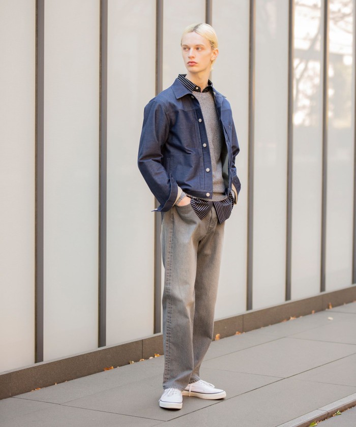 KANEMASA Denim Jersey Jacket サイズM
