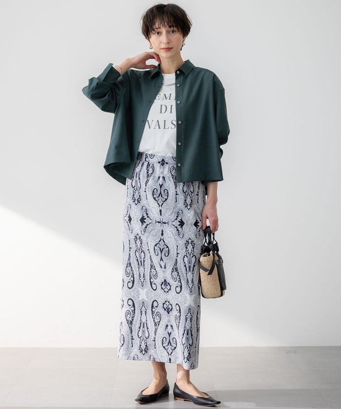 Oggi5月号掲載/接触冷感/速乾性】シアータンブラー シャツ