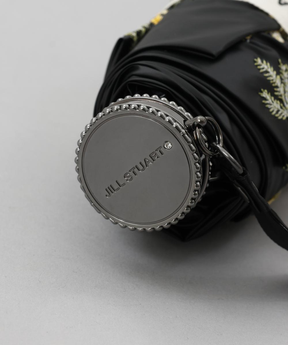 【極美品】JILL STUART ジルスチュアート 美品 晴雨兼用 日傘　ミモザ JILL STUART（ジル スチュアート）ミモザ刺しゅう晴雨兼用傘(長