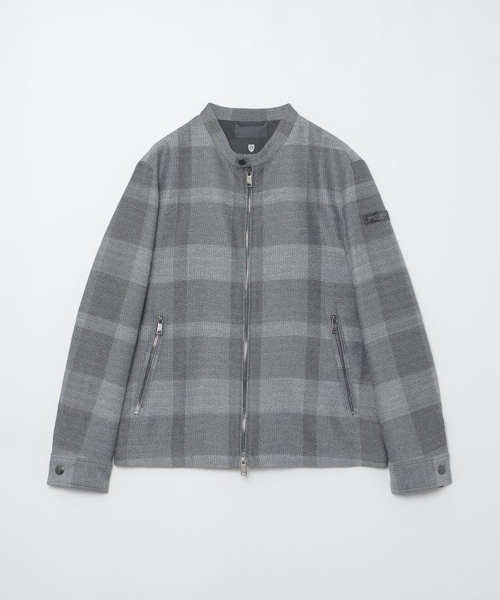 シャドークレストブリッジチェックカラミライダースブルゾン シャドークレストブリッジチェックカラミライダースブルゾン(508035624