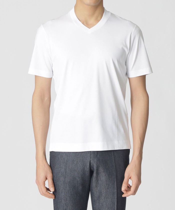 Dress Tee Shirts」ドレスVネックTシャツ(507892695)｜HANKYU