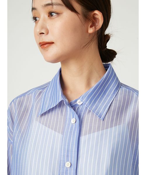 オーガンジーシアーシャツ(508090949)｜阪急百貨店公式通販
