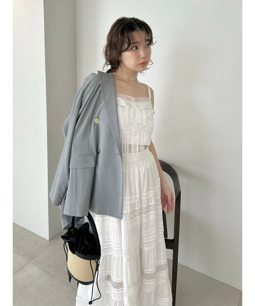 ダブルテーラードジャケット ウォッシャブル・防シワ FRAY ID 新品 FRAY I.D｜ダブルテーラードジャケット/ウォッシャブル・防シワ