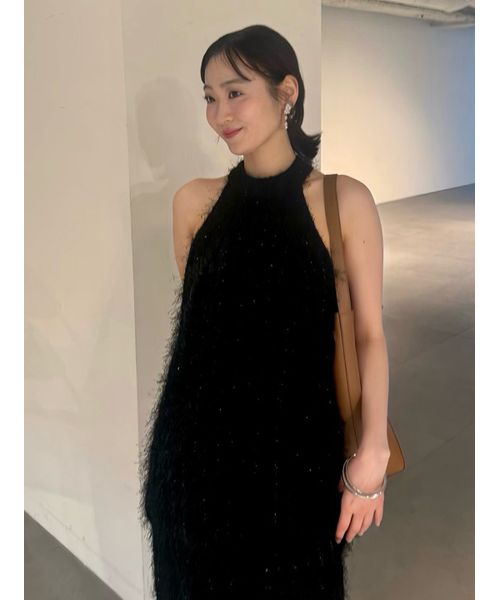 フリンジジャガードホルタートップス(508091073)｜阪急百貨店