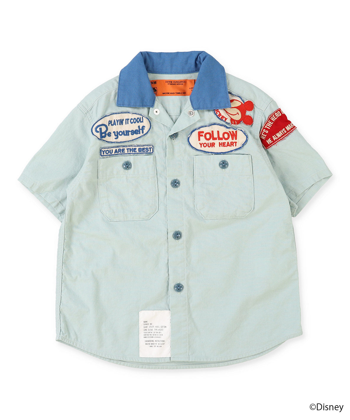 デニムダンガリー DENIM DUNGAREE Sheeting MICKEY (508102127)｜阪急