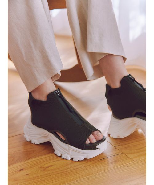 emmi eco ニットサンダル 23.5 セール】eco ニットサンダル（サンダル）｜emmi（エミ）の