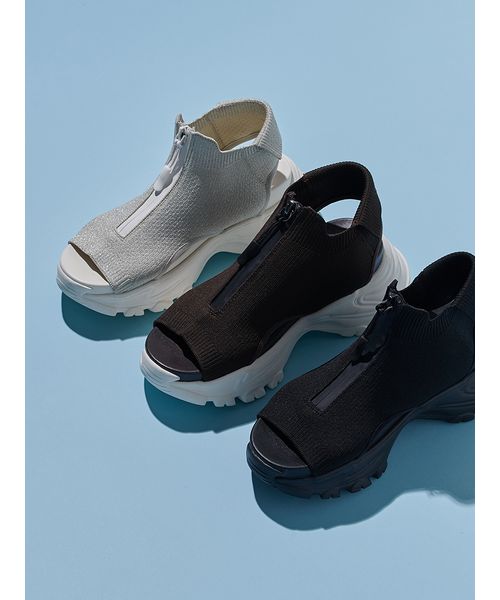 emmi eco ニットサンダル 23.5 セール】eco ニットサンダル（サンダル）｜emmi（エミ）の