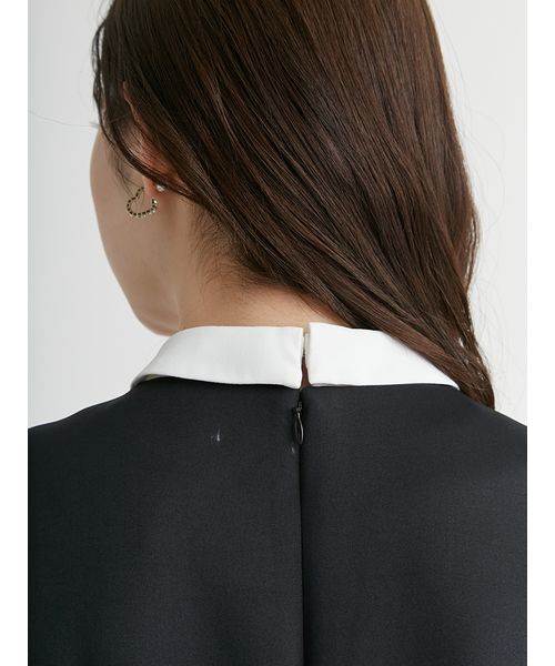 CELFORD 衿付きペプラムミニワンピース CELFORD｜衿付きペプラムミニワンピース | Rakuten Fashion(楽天