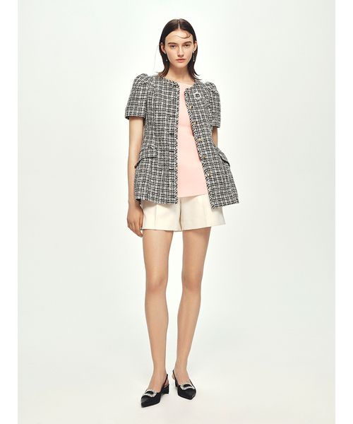 ベルト付きハイウエストショートパンツ(508105147)｜阪急百貨店公式