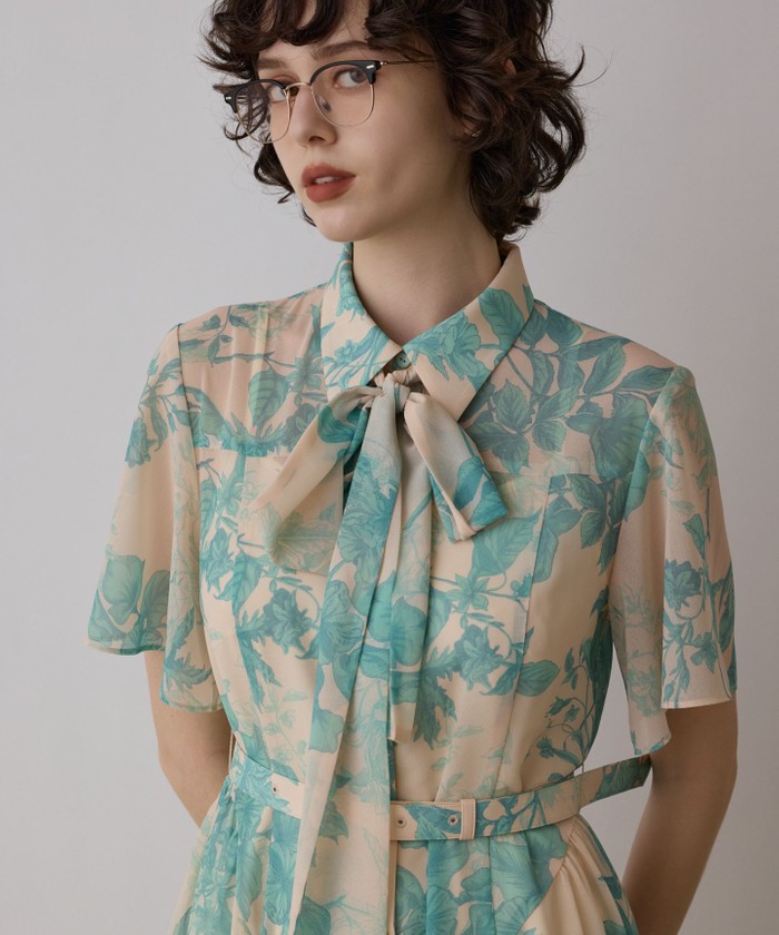 シャドーフラワープリントワンピース(508115328)｜阪急百貨店公式通販