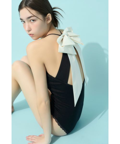 LILY BROWN Lingerie】バックリボンボディスーツ(508114147)｜阪急