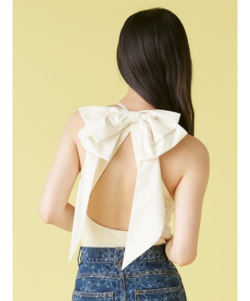 LILY BROWN Lingerie】バックリボンボディスーツ(508114147)｜阪急