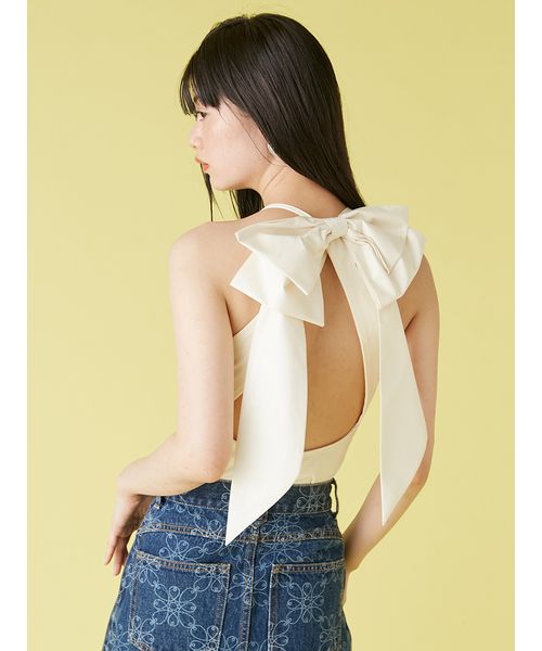 LILY BROWN Lingerie】バックリボンボディスーツ(508114147)｜阪急