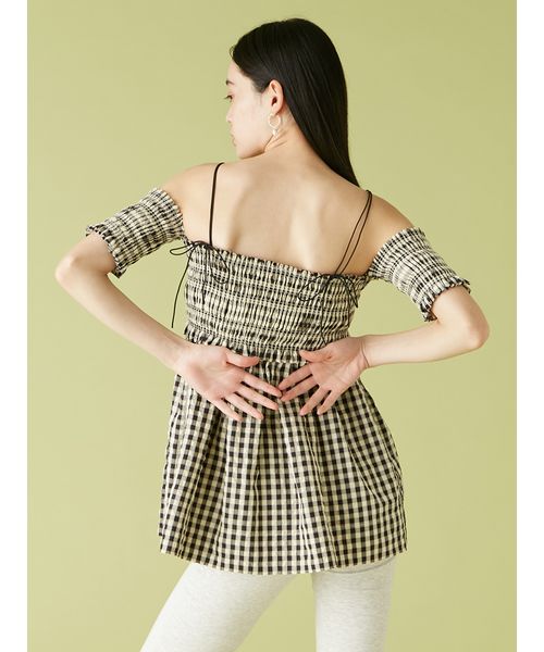 3wayシャーリングペプラムトップス 楽天市場】3wayシャーリングペプラムトップス LILY BROWN リリー