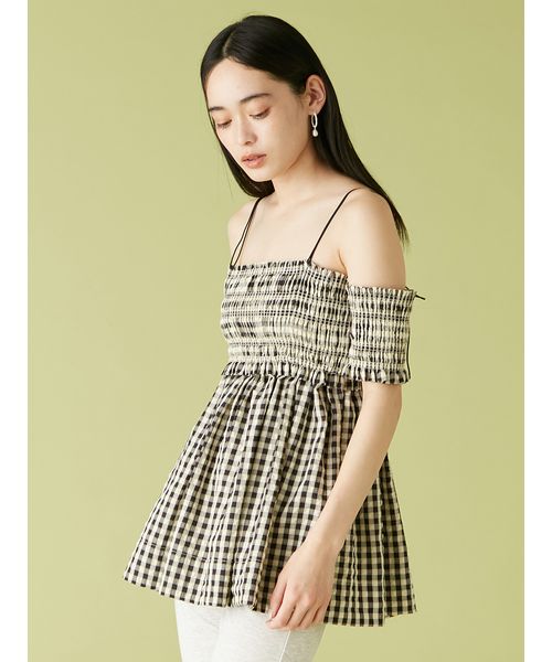 3wayシャーリングペプラムトップス(508115497)｜阪急百貨店公式通販