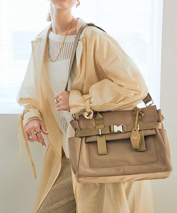 CLASSY掲載】ABILITY/ナイロンBELTEDトート(508106553)｜阪急百貨店